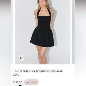 ODD MUSE STRUCTURED MINI DRESS